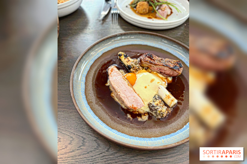 Cèna - Pintade et asperges blanches