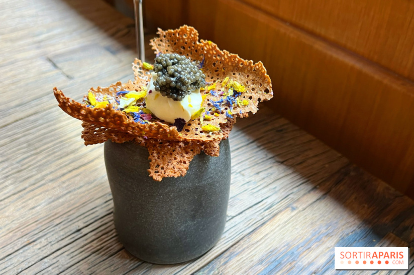 Géosmine - Crackers sarrasin caviar