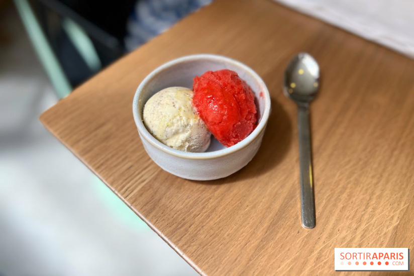Restaurant Lou - Glaces fraise lait ribot