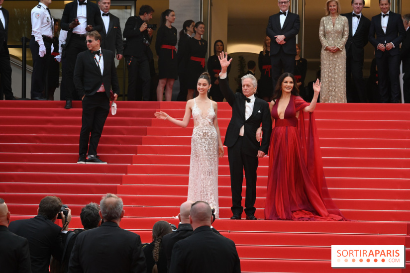 ©Rachid Bellak -  Michael Douglas, sa femme Catherine Zeta Jones et leur fille Carys Zeta Douglas