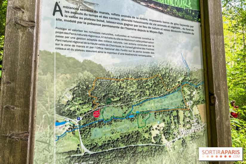 Sentier découverte de Maincourt - Vallée de Chevreuse - parcours vert et orange