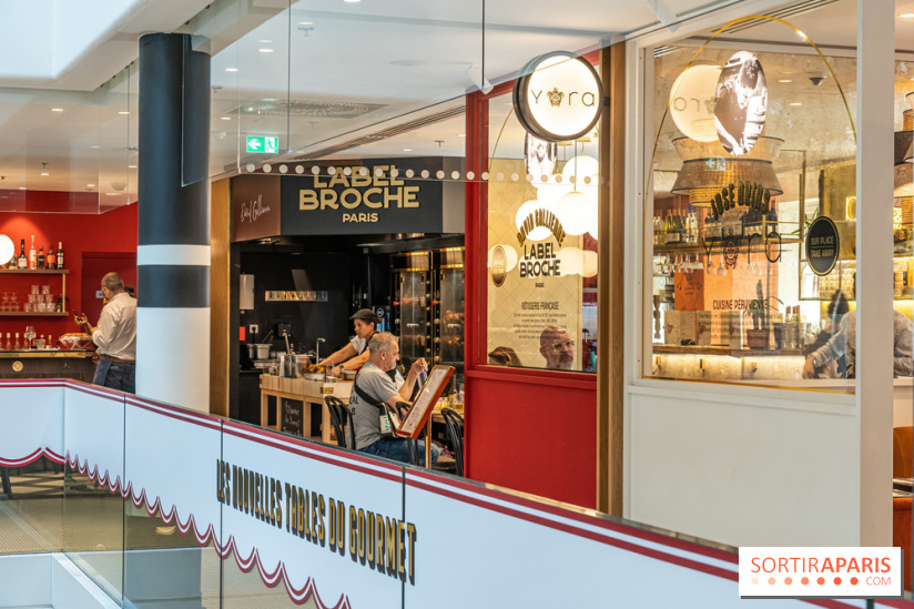 Label Broche restaurant - David Gallienne - Table du Gourmet - Galeries Lafayettes - Top Chef