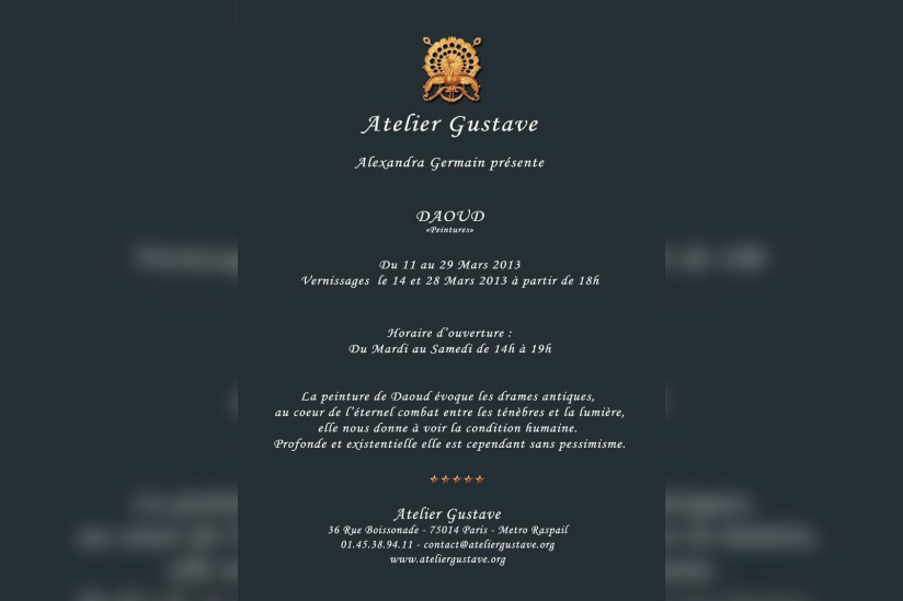 Exposition Daoud « Peintures »