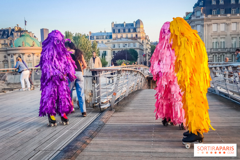 Nuit Blanche 2023 : une jungle musicale et colorée envahit le Parvis de l'Hôtel de Ville (75)