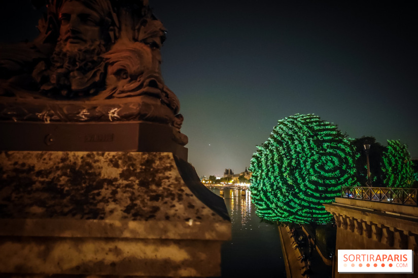 Nuit Blanche 2023 : des projections lumineuses magiques au Square du Vert Galant de l'Île de la Cité