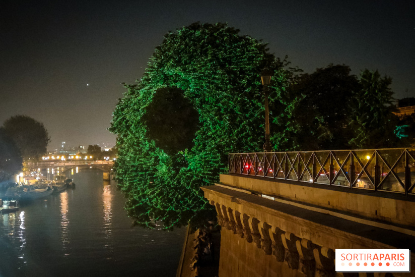 Nuit Blanche 2023 : des projections lumineuses magiques au Square du Vert Galant de l'Île de la Cité