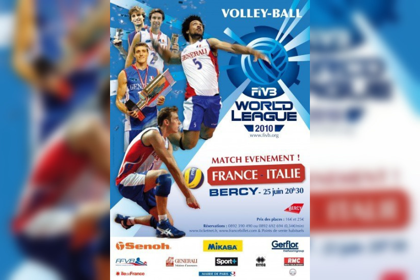 Ligue mondiale de volleyball le choc franceitalie Loisirs