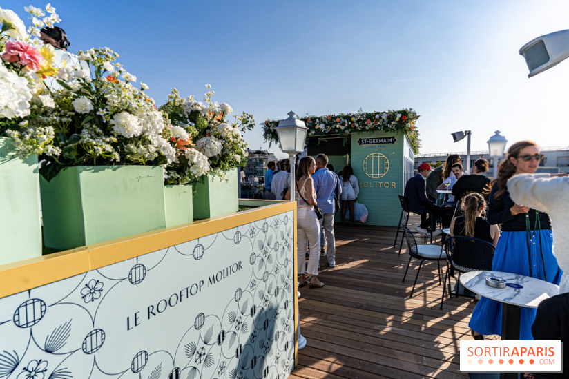 La terrasse d'été en rooftop du Molitor 2023