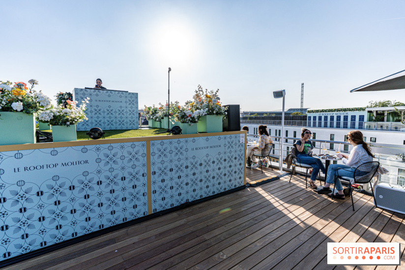 La terrasse d'été en rooftop du Molitor 2023