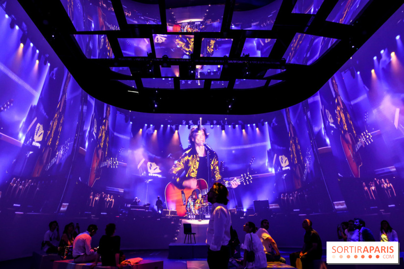 On stage with The Rolling Stones, nos photos