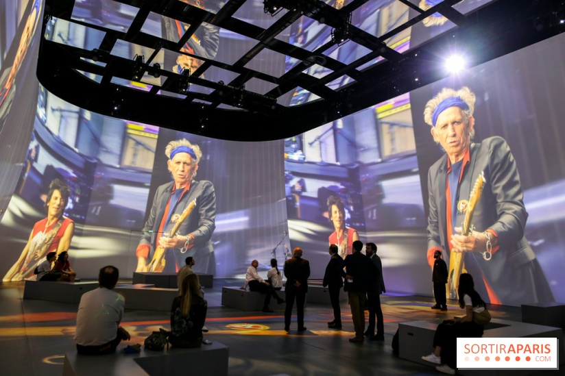 On stage with The Rolling Stones, nos photos