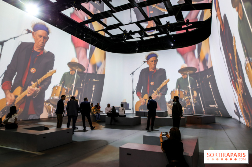On stage with The Rolling Stones, nos photos