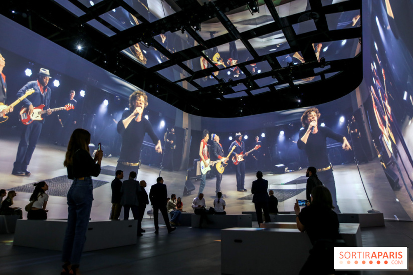 On stage with The Rolling Stones, nos photos