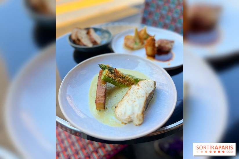 Le Louis Vins - Cabillaud et asperges