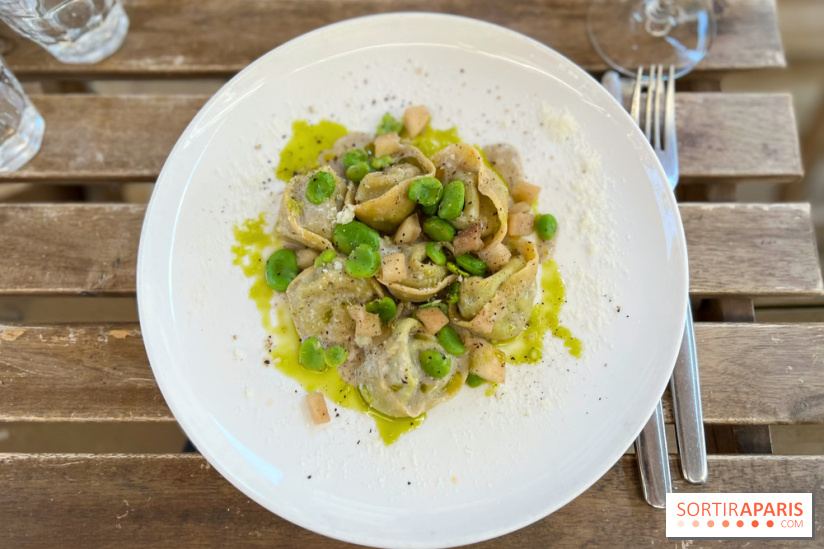 Aglio e Olio - Cappellacci fèves et poire