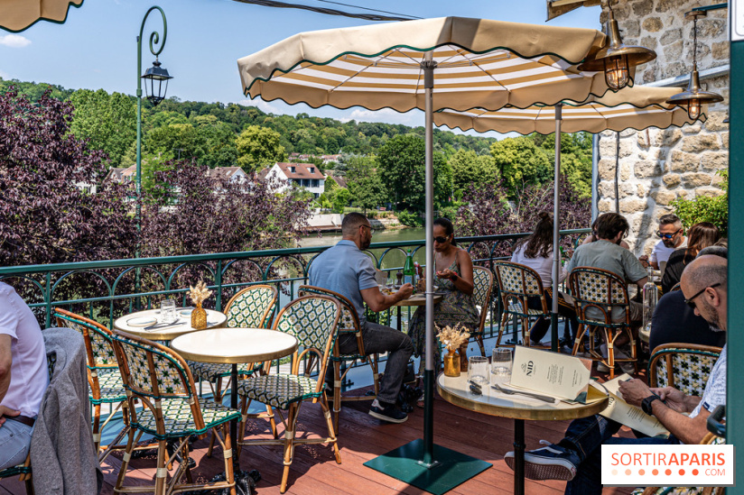 Le Nid, le restaurant-terrasse sur berge à l'Isle-Adam - terrasse