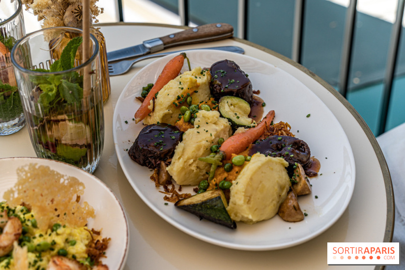 Le Nid, le restaurant-terrasse sur berge à l'Isle-Adam -  bœuf braisé