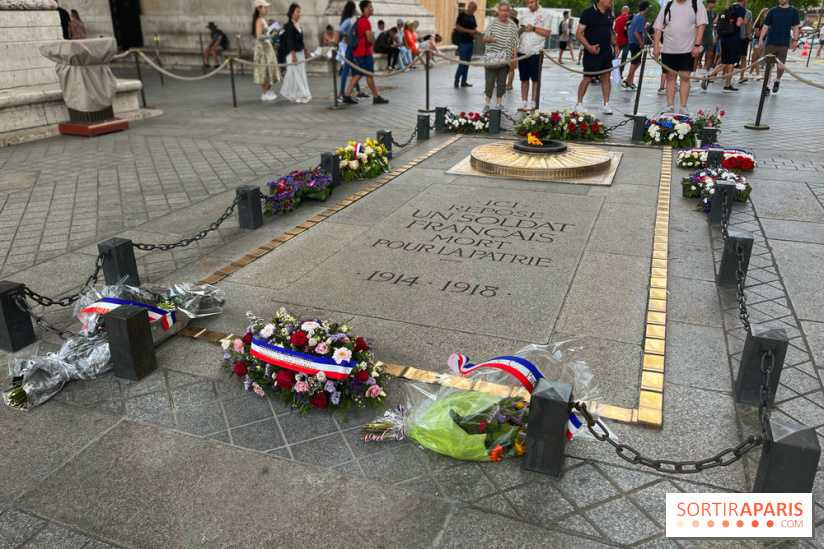 flamme soldat inconnu Arc de Triomphe