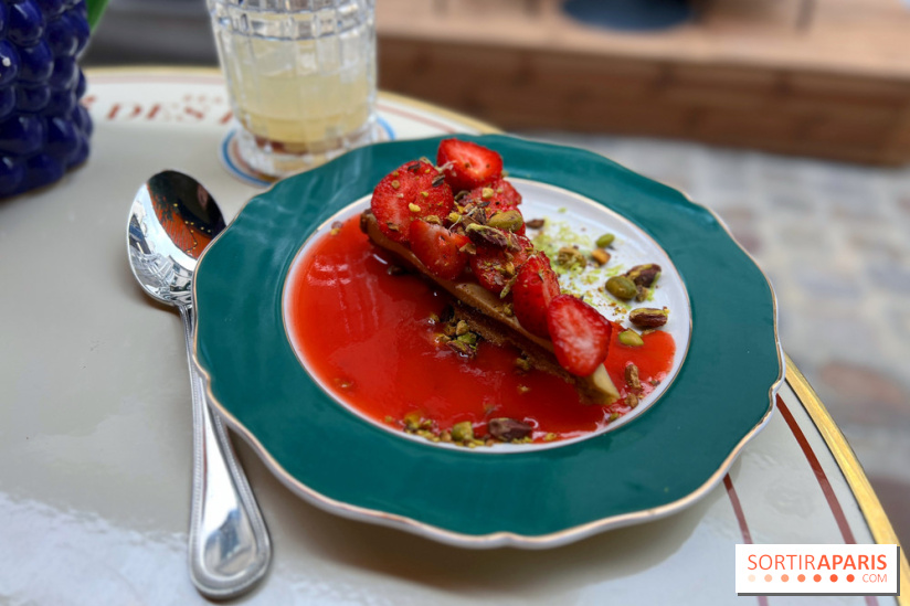 Brasserie des Prés - Tarte fraise pistache