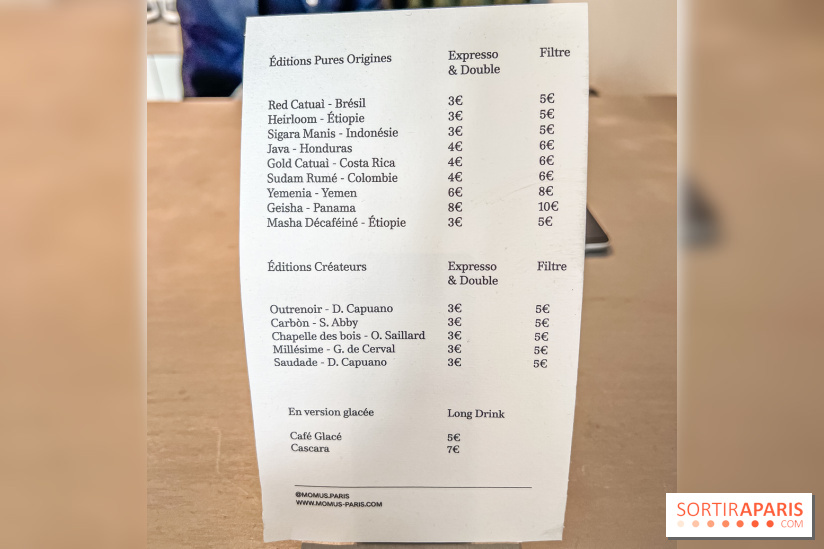 Momus - boutique-café d'exception à Paris