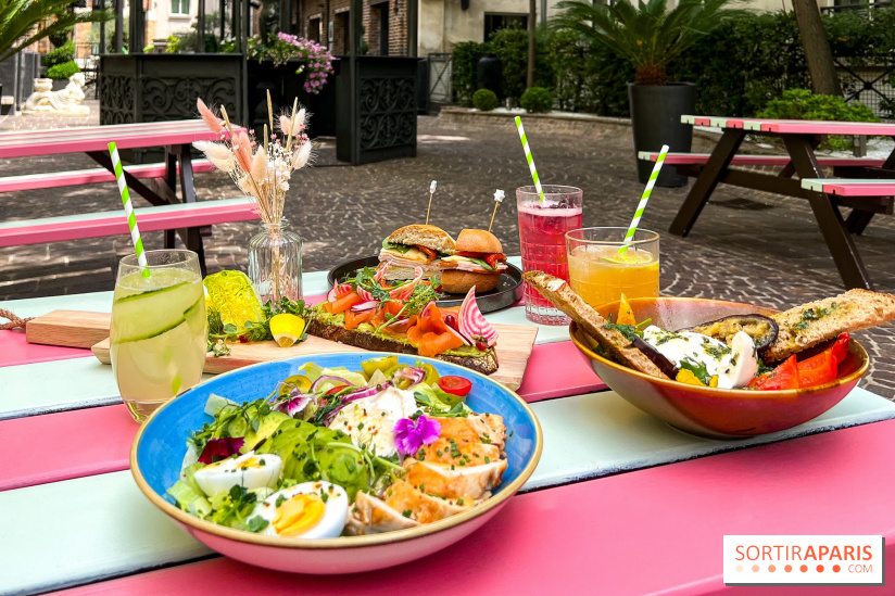 Les Jardins du Marais : la terrasse de l'été 2023
