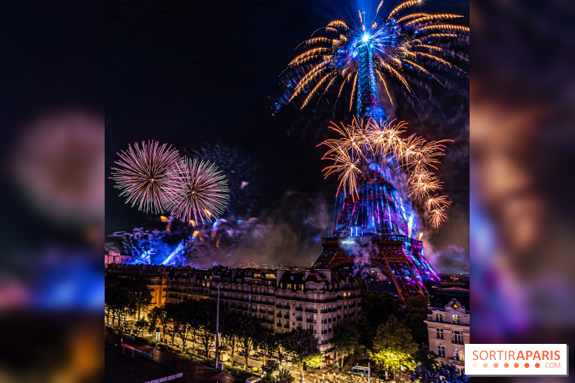 Photos Et Vidéo Du Feu D'artifice Du 14 Juillet 2023 Sur La Tour Eiffel ...