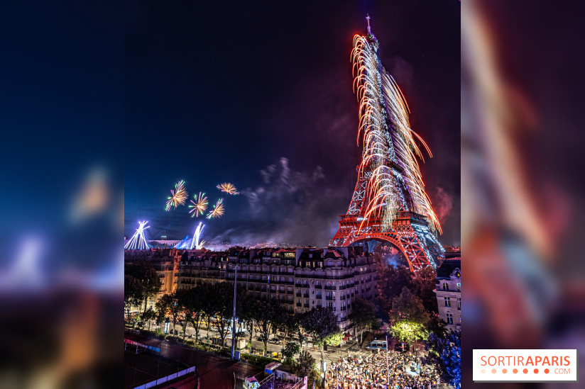 feu d'artifice tour eiffel 2023 replay