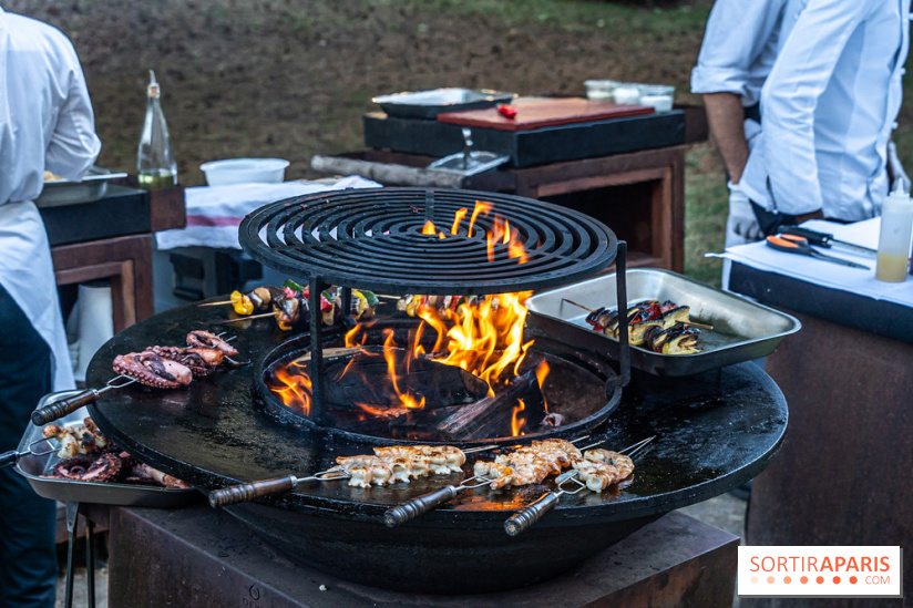 Garden barbecue au Trianon Palace à Versailles