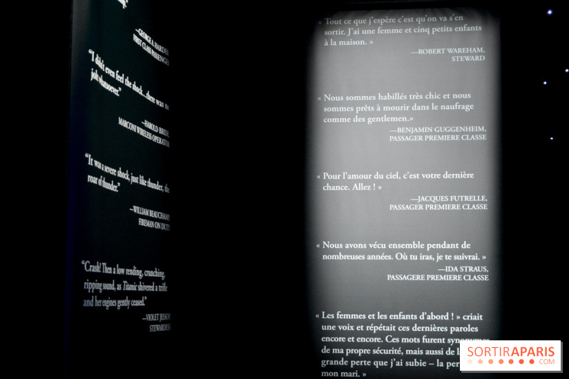 Titanic l'exposition immersive à Paris en 2023