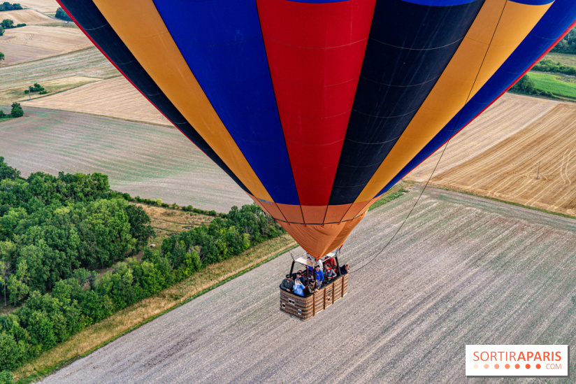 Montgolfière à Fontainebleau, vol au dessus de l'Ile-de-France -  A7C8985