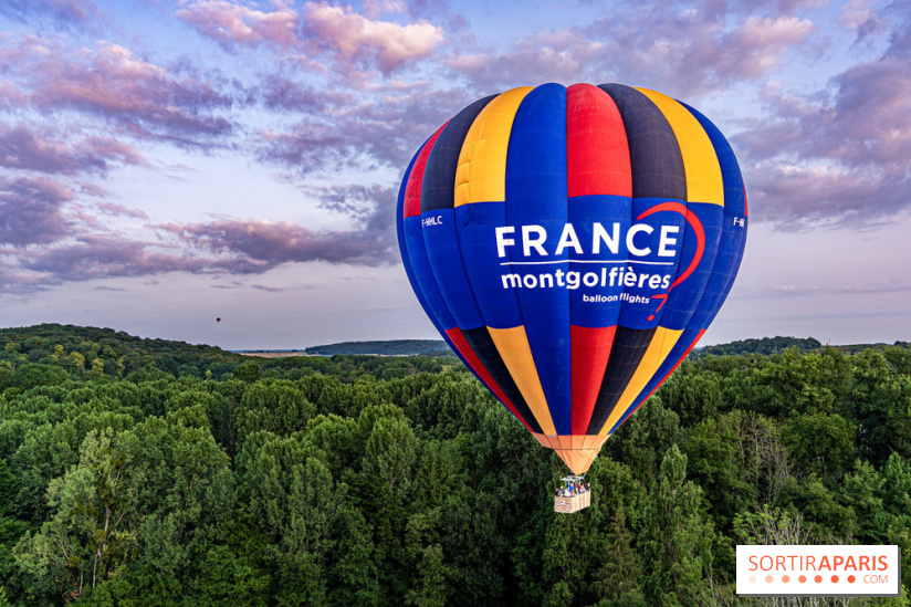 Montgolfière à Fontainebleau, vol au dessus de l'Ile-de-France