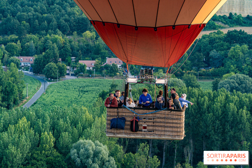Montgolfière à Fontainebleau, vol au dessus de l'Ile-de-France -  A7C9000