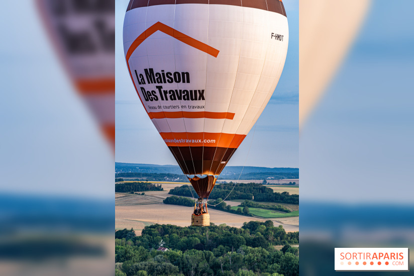 Montgolfière à Fontainebleau, vol au dessus de l'Ile-de-France