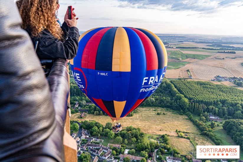 Montgolfière à Fontainebleau, vol au dessus de l'Ile-de-France -  A7C9004