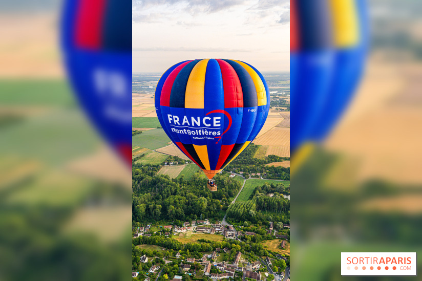 Montgolfière à Fontainebleau, vol au dessus de l'Ile-de-France -  A7C9006