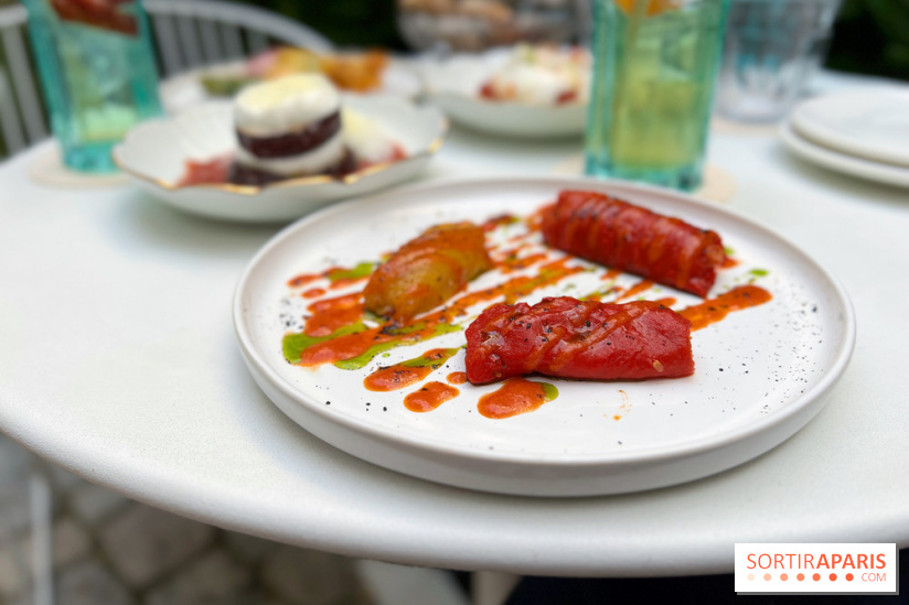 Terrasse Mercatino The Hoxton x Italicus - Pastèque en pastrami