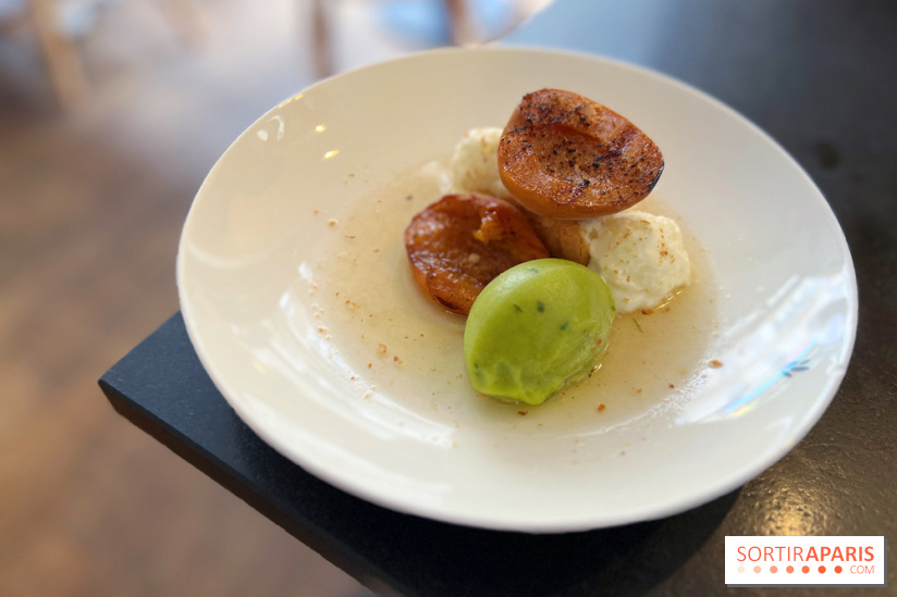 Ardent - Abricots rôtis sorbet estragon