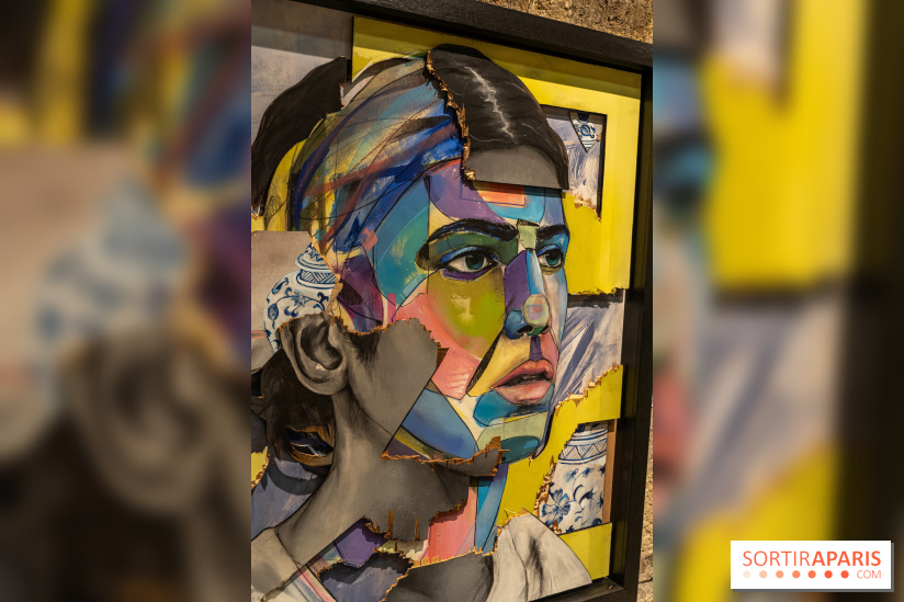 Exposition street-art Fragments par Ensemble Réel a l’église de la Madeleine
