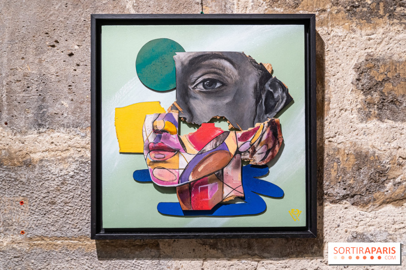 Exposition street-art Fragments par Ensemble Réel a l’église de la Madeleine