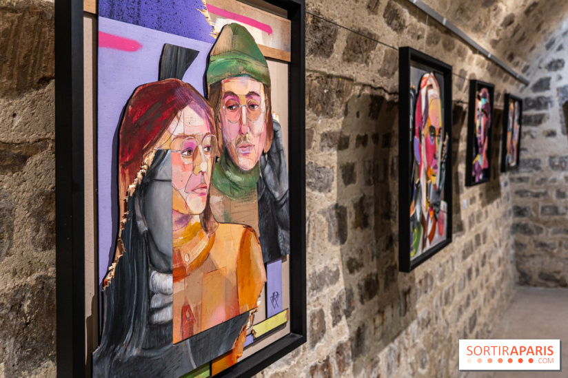 Exposition street-art Fragments par Ensemble Réel a l’église de la Madeleine