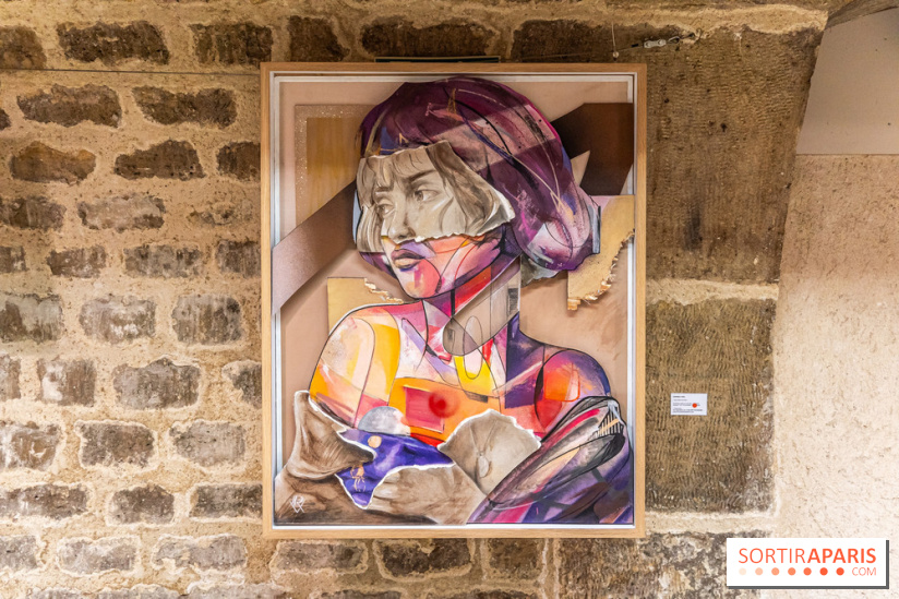 Exposition street-art Fragments par Ensemble Réel a l’église de la Madeleine