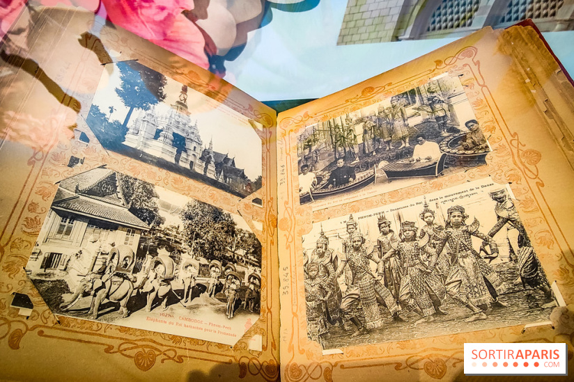 Nouvelles du paradis, la carte postale de vacances : l'exposition ensoleillée au Musée de la Poste - IMG20230905193919