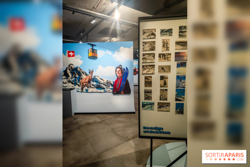 Nouvelles du paradis, la carte postale de vacances : l'exposition ensoleillée au Musée de la Poste - IMG20230905192854