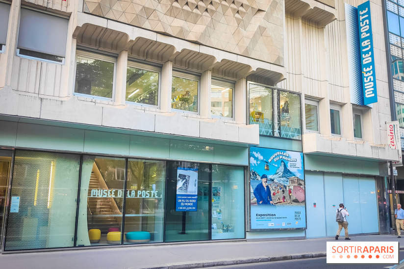 Nouvelles du paradis, la carte postale de vacances : l'exposition ensoleillée au Musée de la Poste - IMG20230905194312