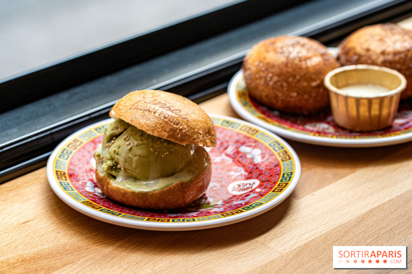 Yansai, restaurant de street Food asiatique rue Gravilliers - Paris 3e -  ice burger