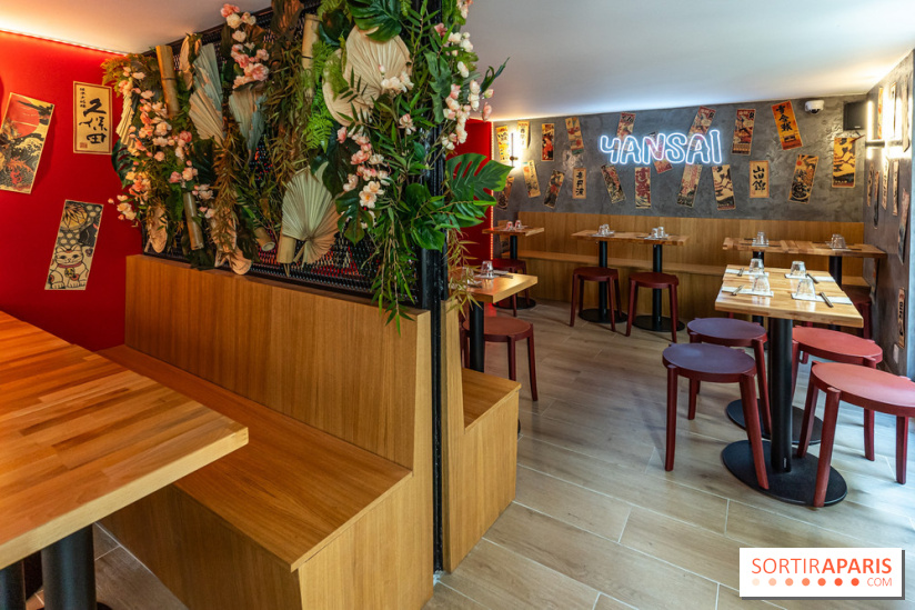 Yansai, restaurant de street Food asiatique rue Gravilliers - Paris 3e -  salle du haut