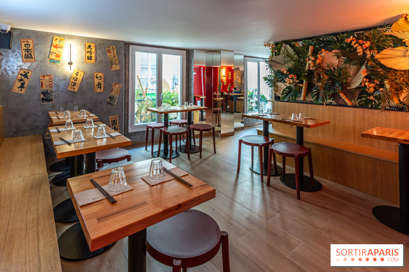 Yansai, restaurant de street Food asiatique rue Gravilliers - Paris 3e -  salle du haut