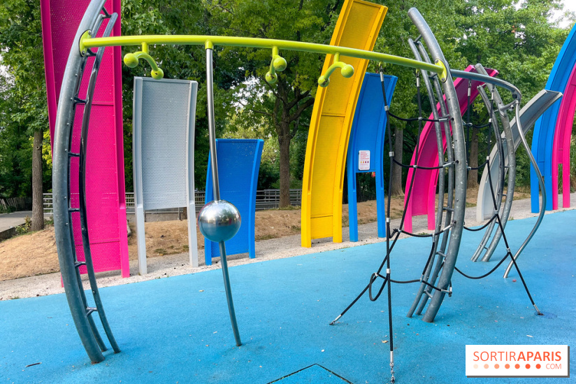 Le Jardin du Dragon, l'aire de jeux colorée au parc de la Villette - image00038