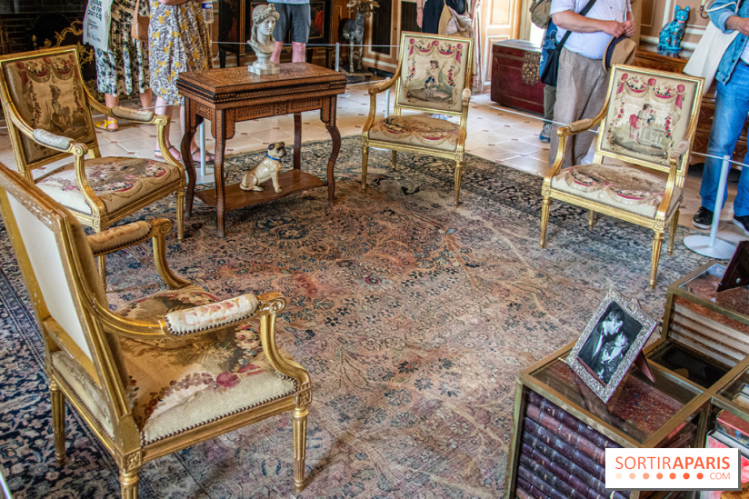 Domaine de Jean-Claude Brialy à Monthyon salon barbara