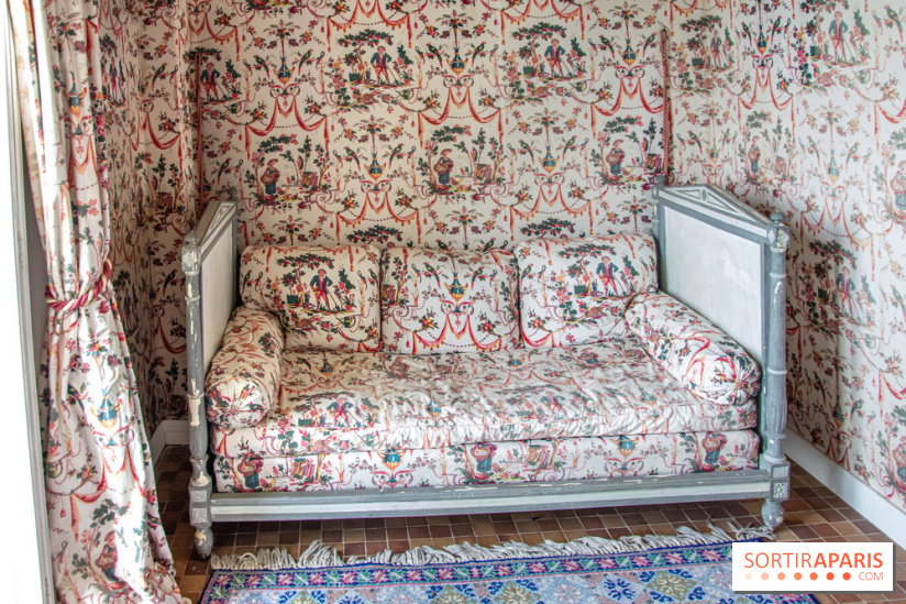 Domaine de Jean-Claude Brialy à Monthyon chambre des sœurs Dorléac Catherine Deneuve